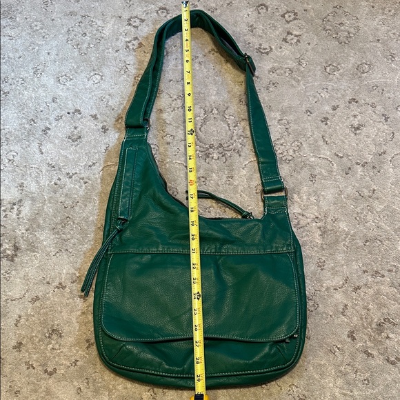 Green Leather Shoulder Bag - Picture 5 of 6